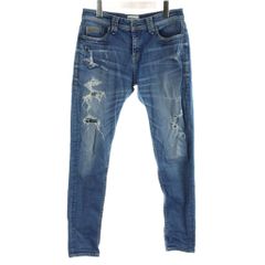 태버니티 소 청바지 taverniti so jeans janis slouchy 데미지 데님 팬츠 청바지 24 블루 / AB ■OS