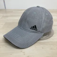 美品 adidas/アディダス メッシュキャップ グレー OSFX(57cm-60cm) フリーサイズ 帽子 ポリエステル100%[OK04799]のサムネイル