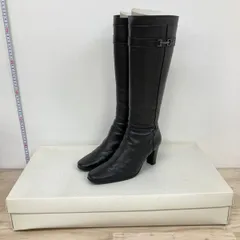 BARCLAY/バークレー レディース ロングブーツ 23.5cm ブラック/BLK 品番74-9777 箱付き 靴/シューズ[OG00266]のサムネイル