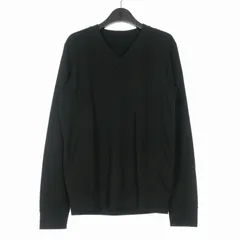 ウノピュウノウグァーレトレ 1PIU1UGUALE3 MIDDLE V L/S COMPACT JERSEY Vネック ロングスリーブカットソー トップス 長袖 V ブラック 黒 MRT099 CTT004のサムネイル