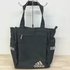 adidas/アディダス トートバッグ ブラック/黒 ロゴプリント 肩掛け カバン/鞄 スポーツバッグ リフレクター付[OM03730]のサムネイル