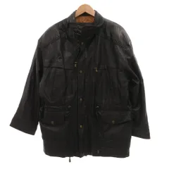 ヴァレンティノ ヴァレンチノ  VALENTINO GIANNNI VALENTINO レザージャケット シープスキン M 黒 ブラック /JS ■GY61のサムネイル