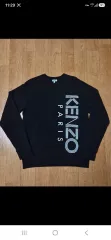 (百貨店購入 正規品/ほぼ新品) KENZO パリ 機能性 スウェット ブラック スウェット 実際100のサムネイル