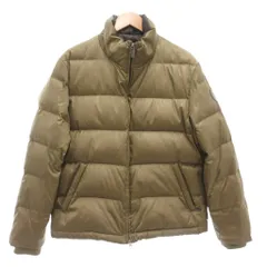カルバンクラインジーンズ Calvin Klein Jeans ダウンジャケット L ジップアップ ロゴ ショート丈 カーキ /AE ■GY60のサムネイル