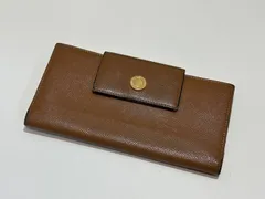 BVLGARI ブルガリ ブラウン レザー 財布 長財布 三つ折りのサムネイル