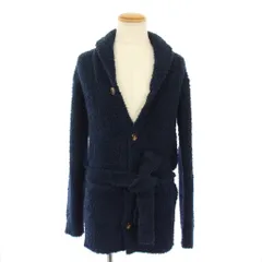 ベアフットドリームス BAREFOOT DREAMS ロンハーマン Ron Herman Long Shawl Cardigan カーディガン ボア ショールカラー 長袖 S ネイビー C630 /TKのサムネイル