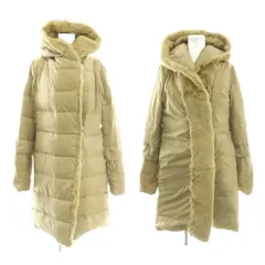 ダブルスタンダードクロージング ダブスタ DOUBLE STANDARD CLOTHING リバーシブル ダウンコート アウター レッキスラビットファー F ベージュ /CX ■OSのサムネイル