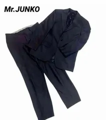 Mr.JUNKO ミスタージュンコ ウォッシャブル スーツ セットアップ M 黒のサムネイル