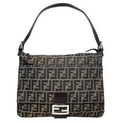 FENDI　フェンディ　バッグ　ズッカ　ワンショルダー　肩掛け　マンマ　ロゴ　レザー　キャンバスのサムネイル