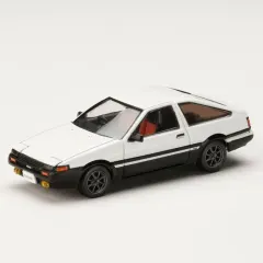 【新品】ミニカー 1/64 トヨタ SPRINTER TRUNEO (AE86) GT-APEX JDM カスタムバージョン(ホワイト×ブラック) [HJ643008WB]