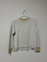 ☆350☆ Bon Sens ボンサンス バイカラー ニット センターシーム 長袖 セーター M No.79-2328-12982のサムネイル