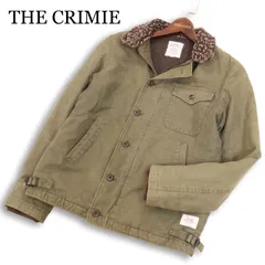 THE CRIMIE クライミー 秋冬 裏起毛 衿ボア★ ヴィンテージ加工 星柄 デッキ ジャケット 日本製 Sz.S メンズのサムネイル