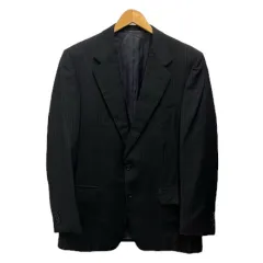 エルメネジルドゼニア Ermenegildo Zegna ジャケット 長袖 ストライプ イタリア製 黒 ブラック グレーのサムネイル
