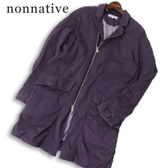 nonnative ノンネイティブ TNP-NN-J-7001 通年★ ストレッチ スプリング ショップ コート ロング ジャケット Sz.1 メンズのサムネイル