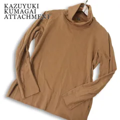 KAZUYUKI KUMAGAI ATTACHMENT カズユキクマガイ 通年★長袖 タートルネック カットオフ カットソー ロンTシャツ Sz.1 メンズのサムネイル