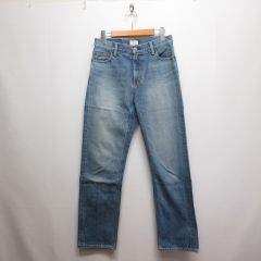 アングリッド UNGRID ストレート デニム パンツ ジーンズ 24 ブルー ジッパーフライ 日本製のサムネイル