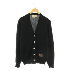 グッチ GUCCI ロゴポケットカーディガン ニット 長袖 カシミヤ ウール混 XS 黒 /NR ■OS ■SHのサムネイル