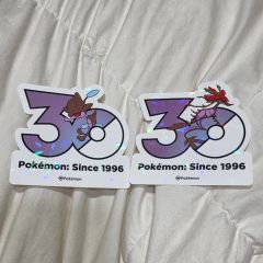 ポケモン 30周年記念 ステッカー 2枚セット エレズン ストリンダー