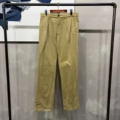 (30インチ) ヘンリーコットンズ カジュアル Classic ベージュ コットン パンツ 면 ズボンのサムネイル
