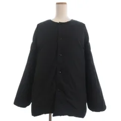 マウジー MOUSSY TENT LINE OVER DOWN ダウンジャケット ノーカラー 長袖 2 黒 ブラックのサムネイル