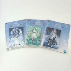 이치방쿠지 유키 미쿠 ~ SNOW MIKU ~ Third Season J 상 아크릴스탠드 3종 세트