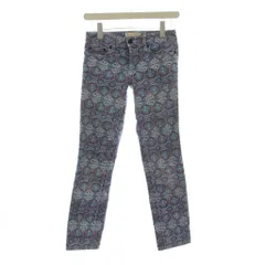 トリーバーチ TORY BURCH デニム パンツ 23 青 ブルー 総柄 /LPのサムネイル