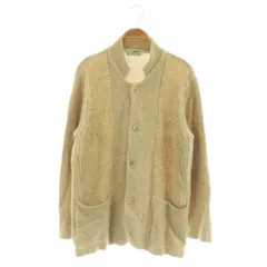 クロコダイル CROCODILE カーディガン ニットジャケット スタンドカラー M ベージュ /MY ■OS ■GY66のサムネイル