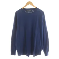 パームエンジェルス PALM ANGELS Tシャツ カットソー 長袖 ロゴ L 紺 ネイビー PMAB001S22JER001 /AN52のサムネイル