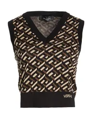 ヴェルサーチ レディース トップス シャツ プルオーバー VERSACE Black ブラックのサムネイル