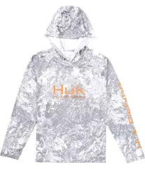 フック メンズ アウター パーカー・スウェット プリント Huk Pursuit Printed Raglan Sleeve Hoodie Seagullのサムネイル