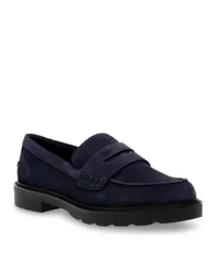 アンクライン レディース シューズ パンプス ローファー Anne Klein Womens Emmylou Lug Sole Loafers Navy ネイビーのサムネイル