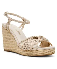 アンクライン レディース シューズ サンダル Anne Klein Womens Vow Braided Wedge Sandals Bone Wovenのサムネイル