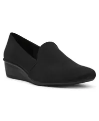 アンクライン レディース シューズ パンプス Anne Klein Womens Wendell Round Toe Casual Shoe Black ブラックのサムネイル