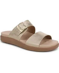 ドクター・ショール レディース シューズ サンダル Dr Scholls Womens All Time Round Toe Slide Sandals Gold Sand Faux Leatherのサムネイル
