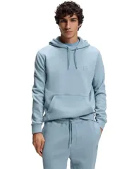 ヒューゴボス メンズ アウター パーカー・スウェット パイル コットン ロゴ Hugo Boss Mens RegularFit Cotton Terry Logo Patchoodie Blue ブのサムネイル