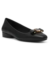 アンクライン レディース シューズ パンプス Anne Klein Womens Cadey Snip Toe Dress Flats Black ブラックのサムネイル