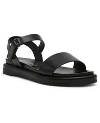 アンクライン レディース シューズ サンダル Anne Klein Womens Elani Round Toe Footbed Sandals Black ブラックのサムネイル
