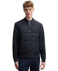 ヒューゴボス メンズ アウター ジャケット・ブルゾン ジャケット Hugo Boss Mens ZipUp Padded Jacket Dark Blue ブルーのサムネイル
