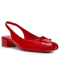 スティーブ マデン レディース シューズ パンプス ヒール Steve Madden Womenslingback BlockHeel Ballet Pumps Red Patent レッドのサムネイル