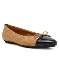アンクライン レディース シューズ パンプス Anne Klein Womens LuciQ Slip On Flats Nude Black ブラックのサムネイル