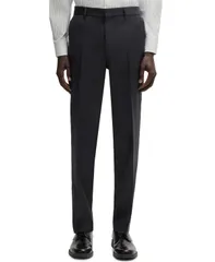 ヒューゴボス レディース ボトムス カジュアルパンツ ウール Hugo Boss Mens RegularFit Virgin Wool Formal Trousers Dark Blue ブルーのサムネイル