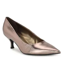 ナインウェスト レディース シューズ パンプス ヒール Nine West Womens Sisko Tapered Kitten Heel Pumps Bronzeのサムネイル