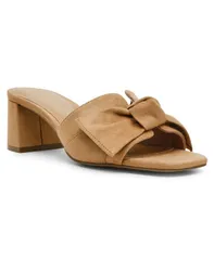 アンクライン レディース シューズ サンダル ヒール Anne Klein Womens Kizmet Knot Block Heel Dress Sandals Sand サンドのサムネイル