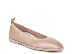 バイオニック レディース シューズ パンプス Vionicaroll Ballet Flatan Leather タンのサムネイル