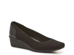 アンクライン レディース シューズ パンプス Anne Klein Winner Wedge Pump Black ブラックのサムネイル