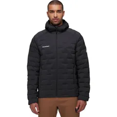 マムート メンズ アウター ジャケット・ブルゾン フーデッドジャケット ジャケット Mammut Sender IN Hooded Jacket Mens Black ブラックのサムネイル