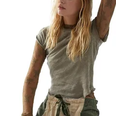 フリーピープル レディース トップス Tシャツ 半袖 Free People Be My Baby ShortSleeve Shirt Womens Tropical Nutのサムネイル