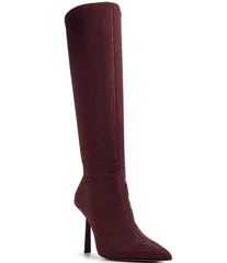 アルド レディース シューズ ブーツ・レインブーツ トール ALDO Innez Rhinestone Tall Dress Boots Bordoのサムネイル