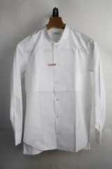 EN ROUTE アンルート バンドカラー 長袖シャツ【1】ユナイテッドアローズ UNITED ARROWS【古着】【中古】【メンズ】【男性】レディース ブランド古着 デート アメカジ スタンドカラー ノーカラー おしゃれ 結婚式 二次会 COMOLI コモリのサムネイル