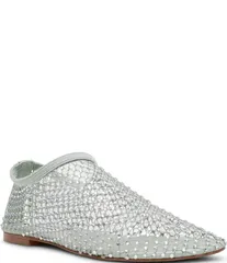 スティーブ マデン レディース シューズ パンプス メッシュ Steve Madden MinoR Mesh Rhinestone Flats Mint ミントのサムネイル